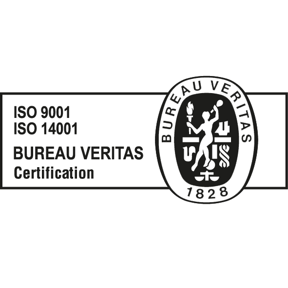 Logo Certificado BUreau Veritas ISO 9001 y 14001