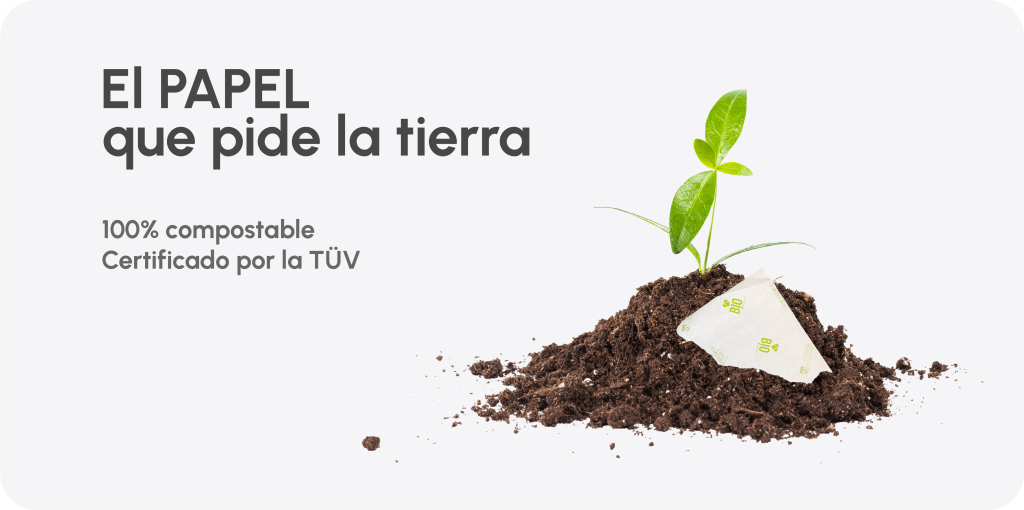 Papel alimentario biodegradable compostable y sostenible